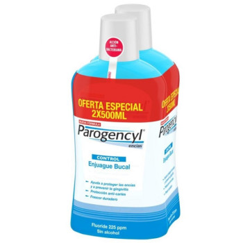 Parogencyl Control Encías Colutorio 500 ml 2U | Previene gingivitis