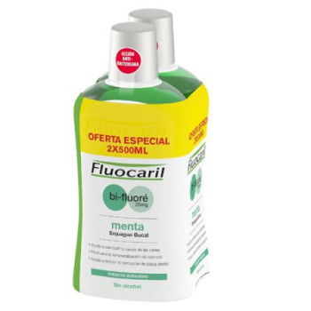 Fluocaril Bi-Fluoré Colutorio con Flúor Pack 500 ml 2U | Protección de