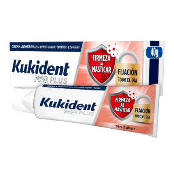 Kukident Pro Doble Acción Crema Adhesiva para Dentadura Postiza Neutro