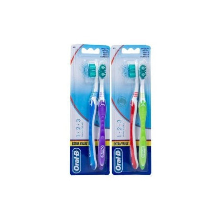 Oral-B Cepillo Dental Adulto 1.2.3 – Limpieza diaria eficaz