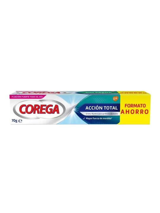 Corega Acción Total 70 g + 2 x 8,5 g | Fijación Prótesis Dental