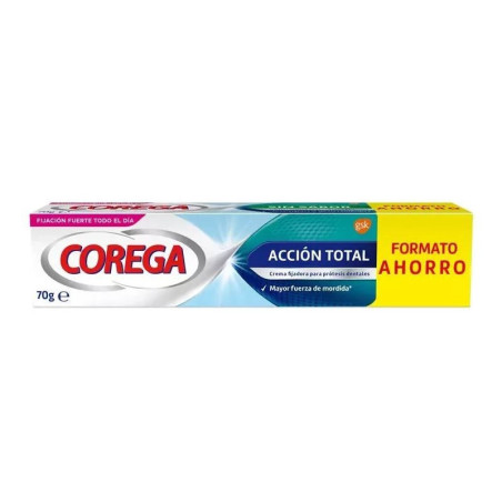 Corega Acción Total 70 g + 2 x 8,5 g | Fijación Prótesis Dental
