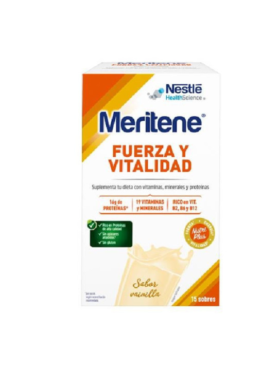 MERITENE BATIDO SABOR VAINILLA 15 SOBRES x 30 G