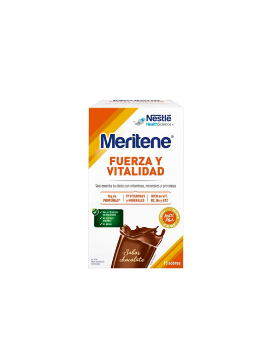 MERITENE BATIDO SABOR CHOCOLATE 15 SOBRES x 30 G