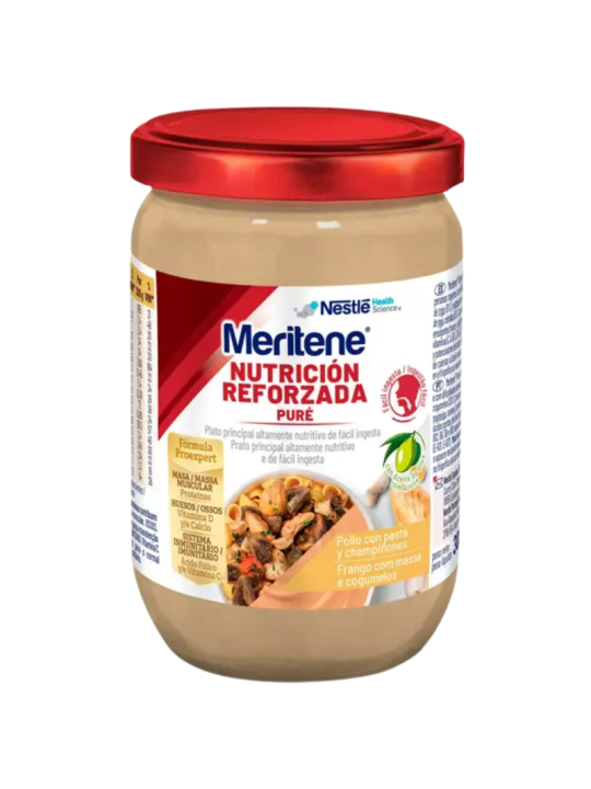 MERITENE PURE POLLO CON PASTA Y CHAMPIÑONES 300 G