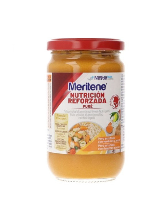 MERITENE PURE PAVO ESTOFADO CON VERDURAS Y ARROZ 300 G