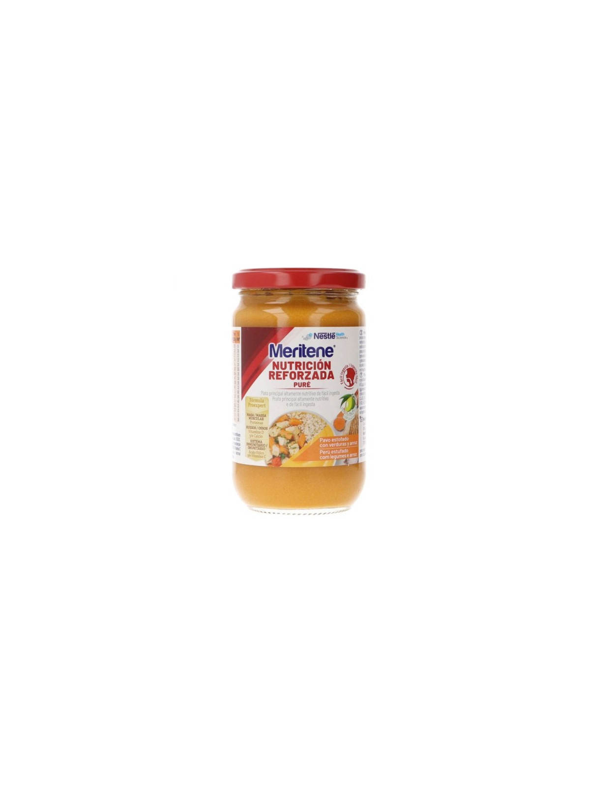 MERITENE PURE PAVO ESTOFADO CON VERDURAS Y ARROZ 300 G