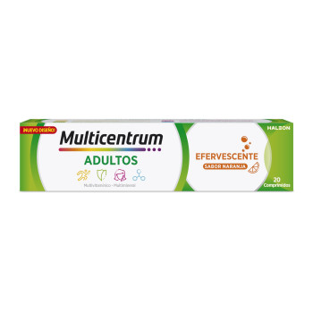 MULTICENTRUM ADULTOS 20 COMPRIMIDOS EFERVESCENTES
