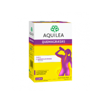 AQUILEA QUEMAGRASAS SABOR FRESA 15 STICKS
