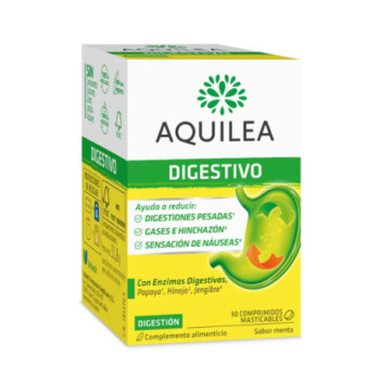 AQUILEA DIGESTIVO 30 COMPRIMIDOS MASTICABLES SABOR MENTA