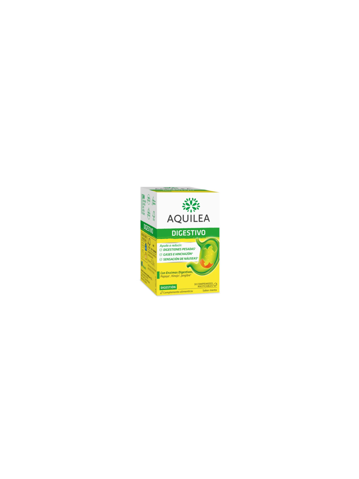 AQUILEA DIGESTIVO 30 COMPRIMIDOS MASTICABLES SABOR MENTA