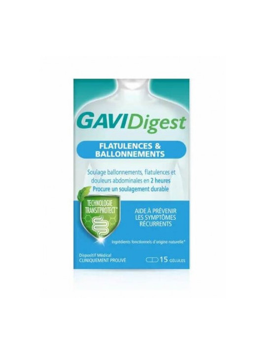 GAVIDIGEST GASES E HINCHAZON 30 CAPSULAS