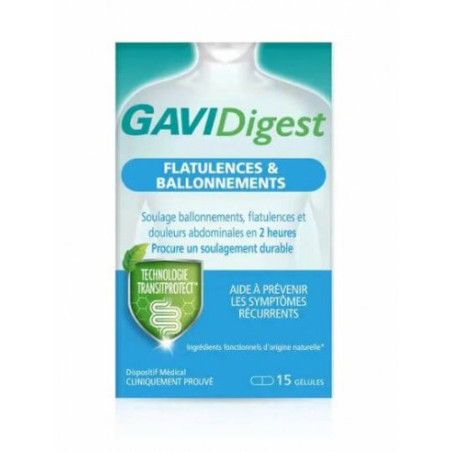 GAVIDIGEST GASES E HINCHAZON 30 CAPSULAS