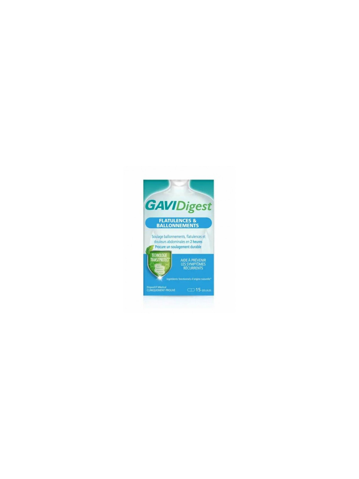 GAVIDIGEST GASES E HINCHAZON 30 CAPSULAS