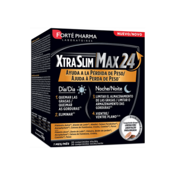 FORTEPHARMA XTRASLIM MAX 24 30 COMPRIMIDOS DIA + 30 COMPRIMIDOS NOCHE
