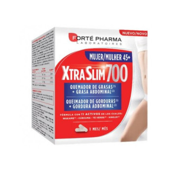 FORTEPHARMA XTRASLIM 700 MUJER 45+ QUEMADOR GRASAS 120 CAPSULAS