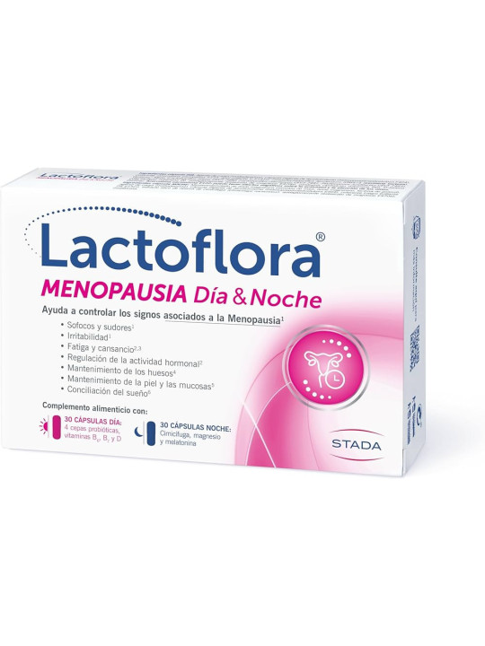 LACTOFLORA MENOPAUSIA DIA Y NOCHE 60 CAPSULAS