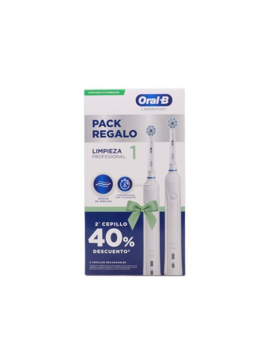 ORAL-B CEPILLO ELECTRICO RECARGABLE PACK REGALO