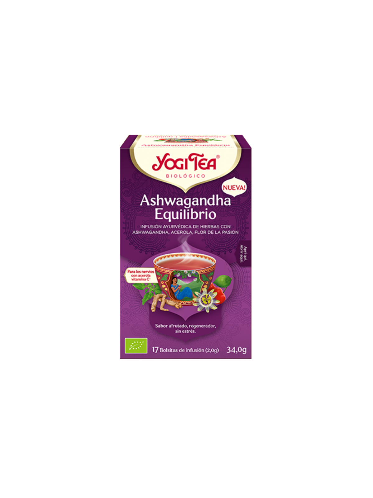 YOGI TEA ASHWAGANDHA EQUILIBRIO 17 BOLSITAS