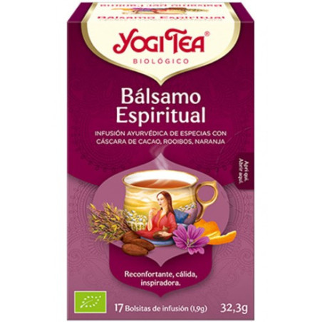 YOGI TEA BALSAMO ESPIRITUAL 17 BOLSITAS