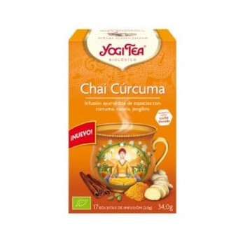 YOGI TEA CHAI CURCUMA 17 BOLSITAS