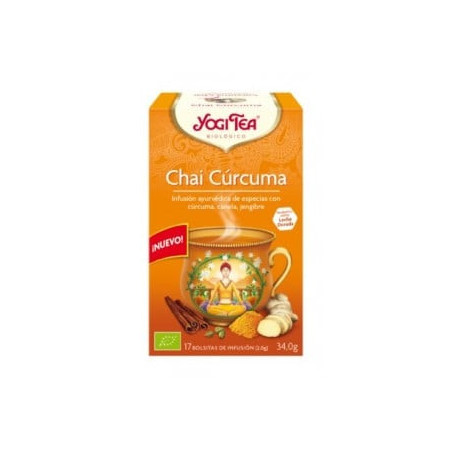 YOGI TEA CHAI CURCUMA 17 BOLSITAS