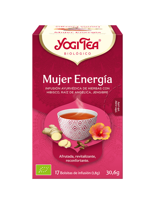 YOGI TEA MUJER ENERGIA 17 BOLSITAS