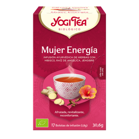 YOGI TEA MUJER ENERGIA 17 BOLSITAS