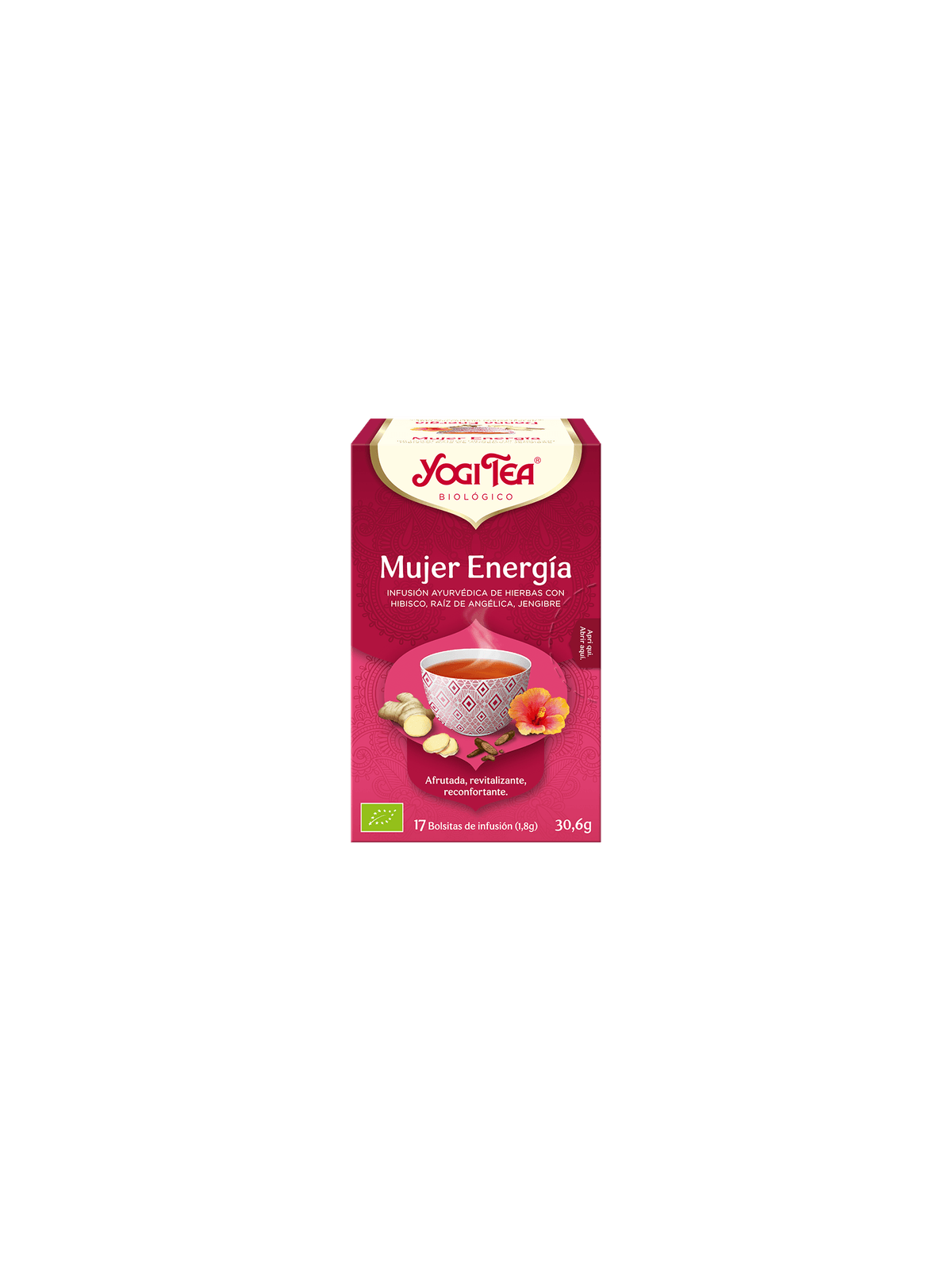 YOGI TEA MUJER ENERGIA 17 BOLSITAS