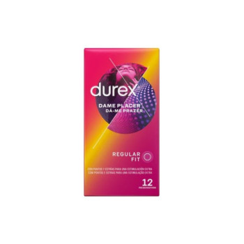 DUREX DAME PLACER PRESERVATIVOS 12 U