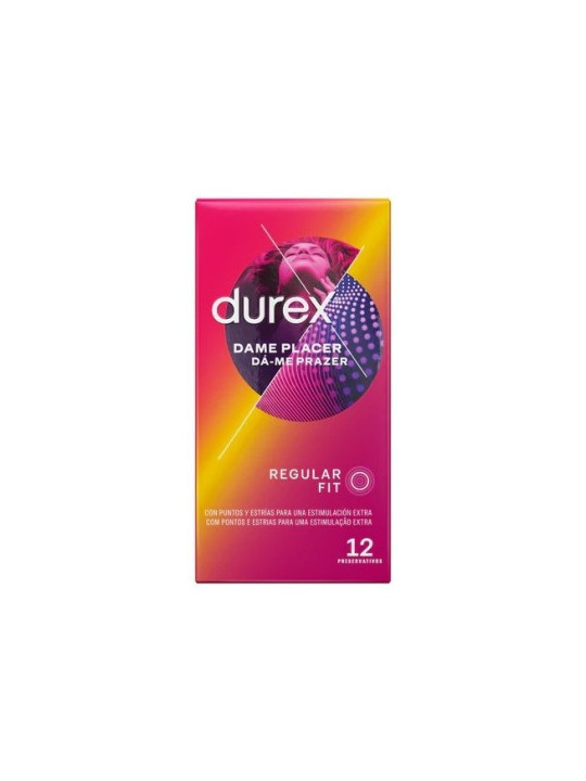 DUREX DAME PLACER PRESERVATIVOS 12 U