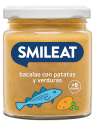 Smileat ecológico bacalao con patatas y verduras 230 g – potito bebé