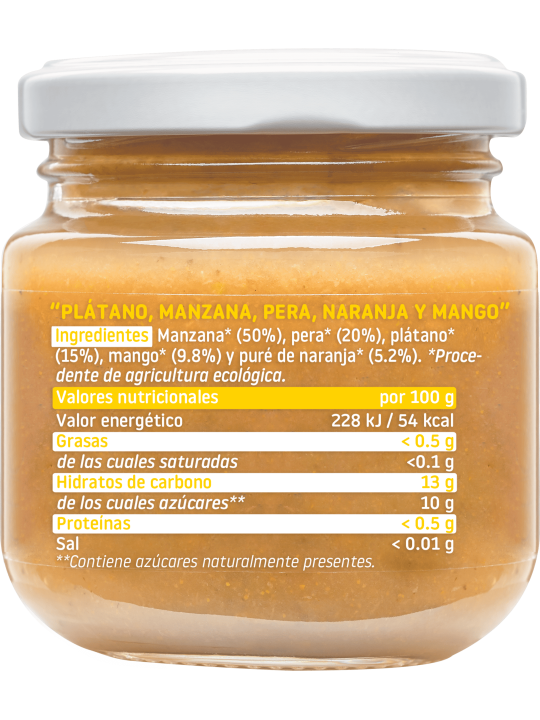 SMILEAT POTITO ECO MULTIFRUTA CON MANGO 130 G