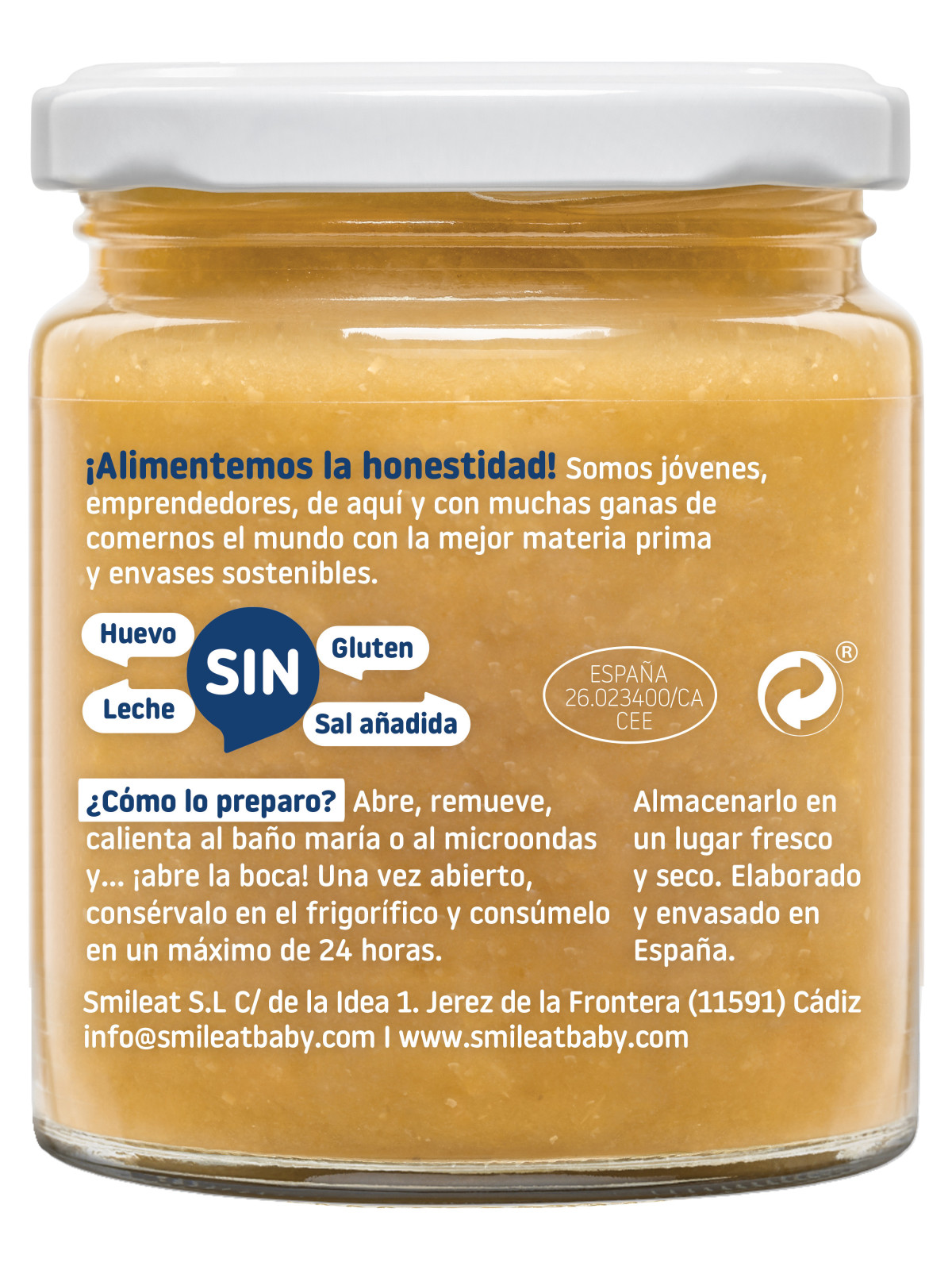 Smileat ecológico bacalao con patatas y verduras 230 g – potito bebé