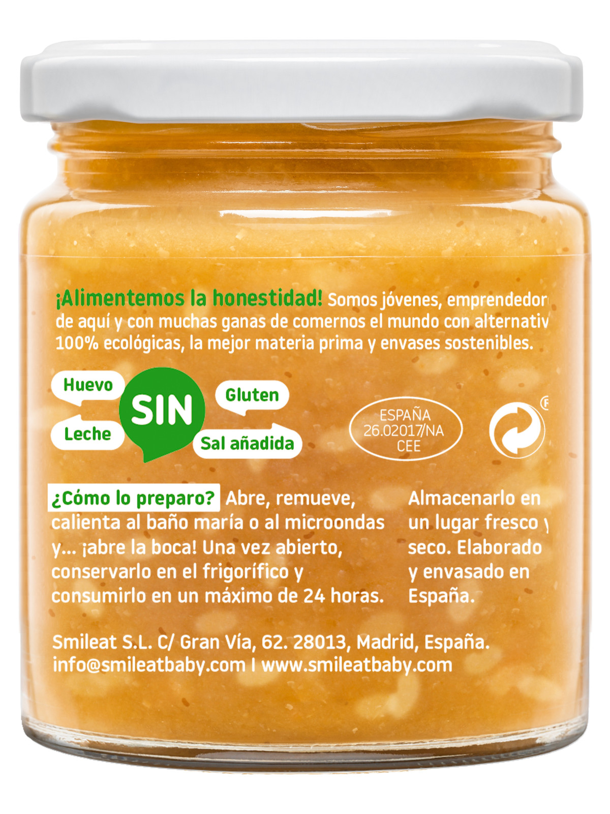 Smileat ecológico cachitos arroz con pavo y verduritas 230 g