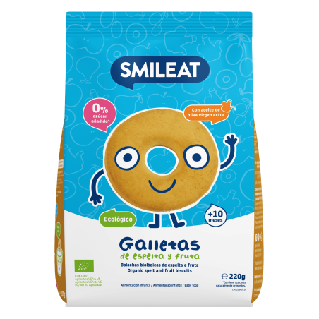 SMILEAT ECO GALLETAS ESPELTA Y FRUTA 220 G