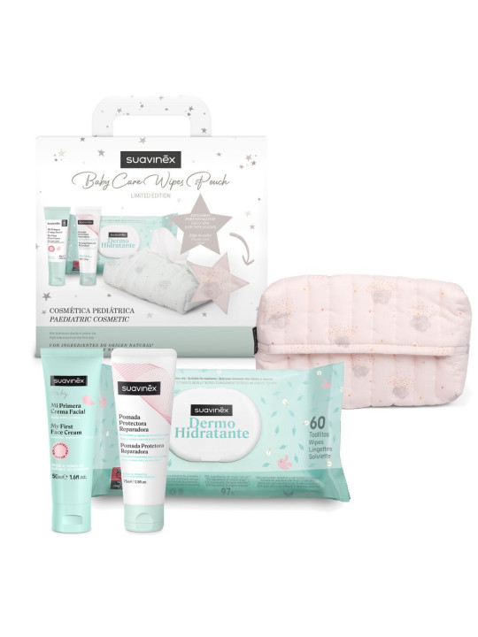 SUAVINEX BABY CARE WIPES CANASTILLA PACK PINK
