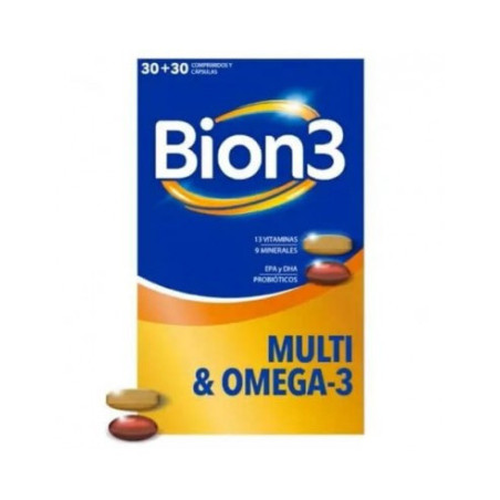 BION3 MULTI & OMEGA-3 30 COMPRIMIDOS + 30 CAPSULAS