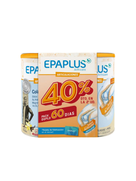 EPAPLUS ARTHICARE COLAGENO ARTICULACIONES SABOR VAINILLA DUPLO 2x331 G