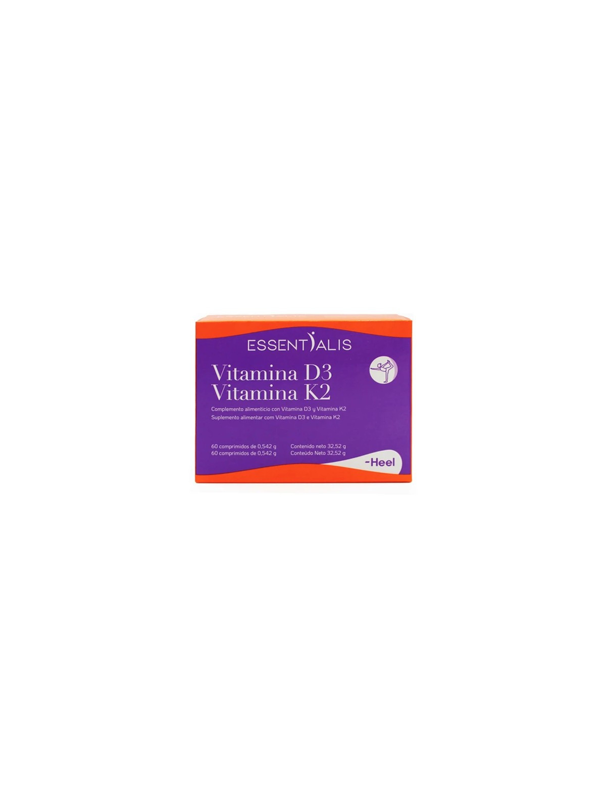ESSENTIALIS VITAMINA D3 VITAMINA K2 60 COMPRIMIDOS