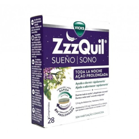 ZZZQUIL SUEÑO TODA LA NOCHE 28 COMPRIMIDOS