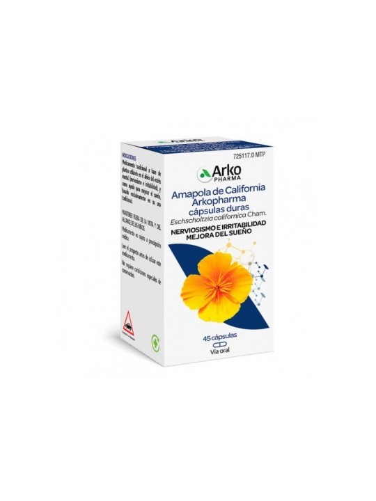 ARKOPHARMA AMAPOLA DE CALIFORNIA 45 CAPSULAS