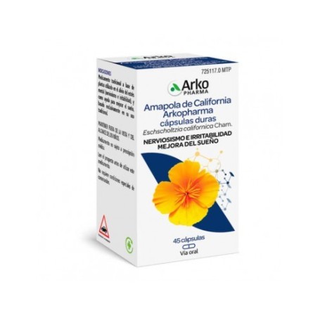 ARKOPHARMA AMAPOLA DE CALIFORNIA 45 CAPSULAS