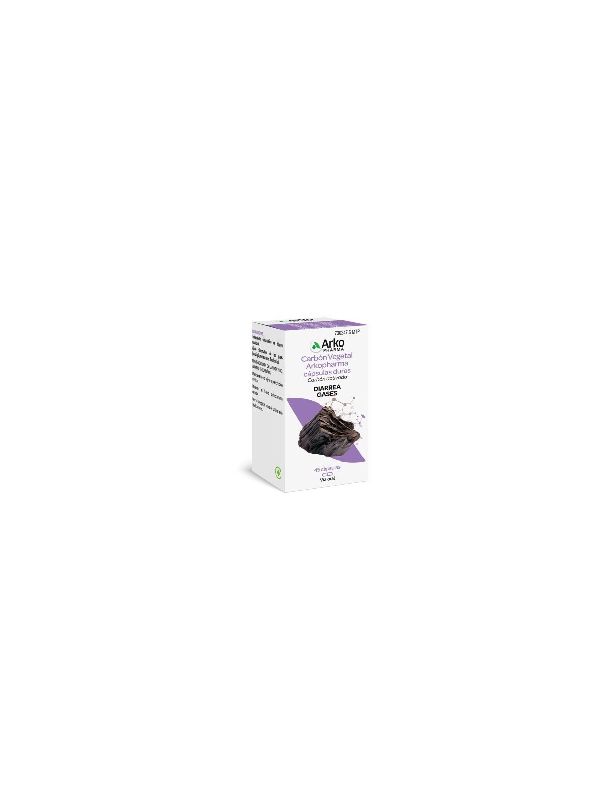 ARKOPHARMA CARBON VEGETAL 45 CAPSULAS