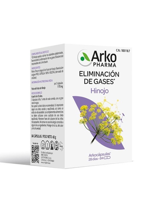 ARKOPHARMA HINOJO 84 CAPSULAS