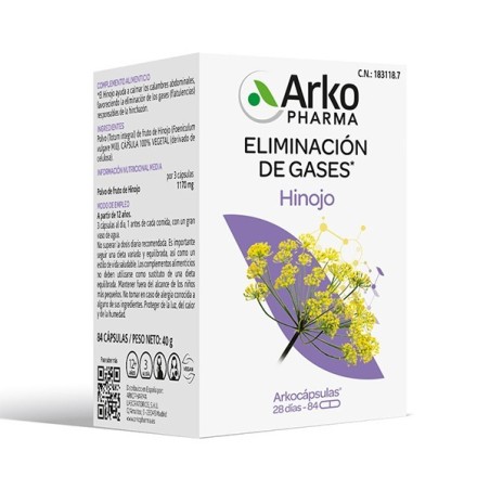 ARKOPHARMA HINOJO 84 CAPSULAS