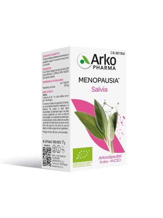 ARKOPHARMA SALVIA 45 CAPSULAS