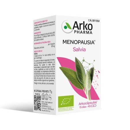 ARKOPHARMA SALVIA 45 CAPSULAS