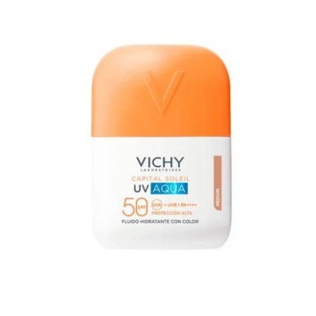 VICHY CAPITAL SOLEIL UV AQUA FLUIDO HIDRATANTE SPF 50 COLOR MEDIO 50 ML