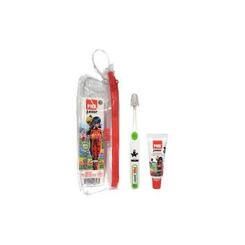 PHB JUNIOR NECESER VIAJE LADYBUG CEPILLO PLUS + GEL 15 ML